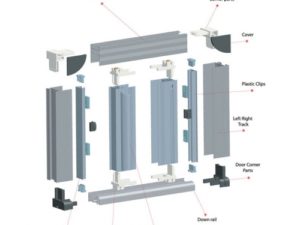 Monarch Entry window/door Pleated mesh Screen