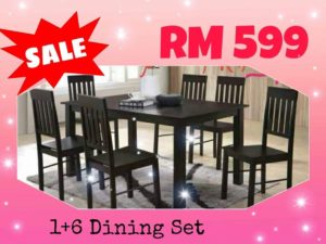 1 + 6 Dining Table Set